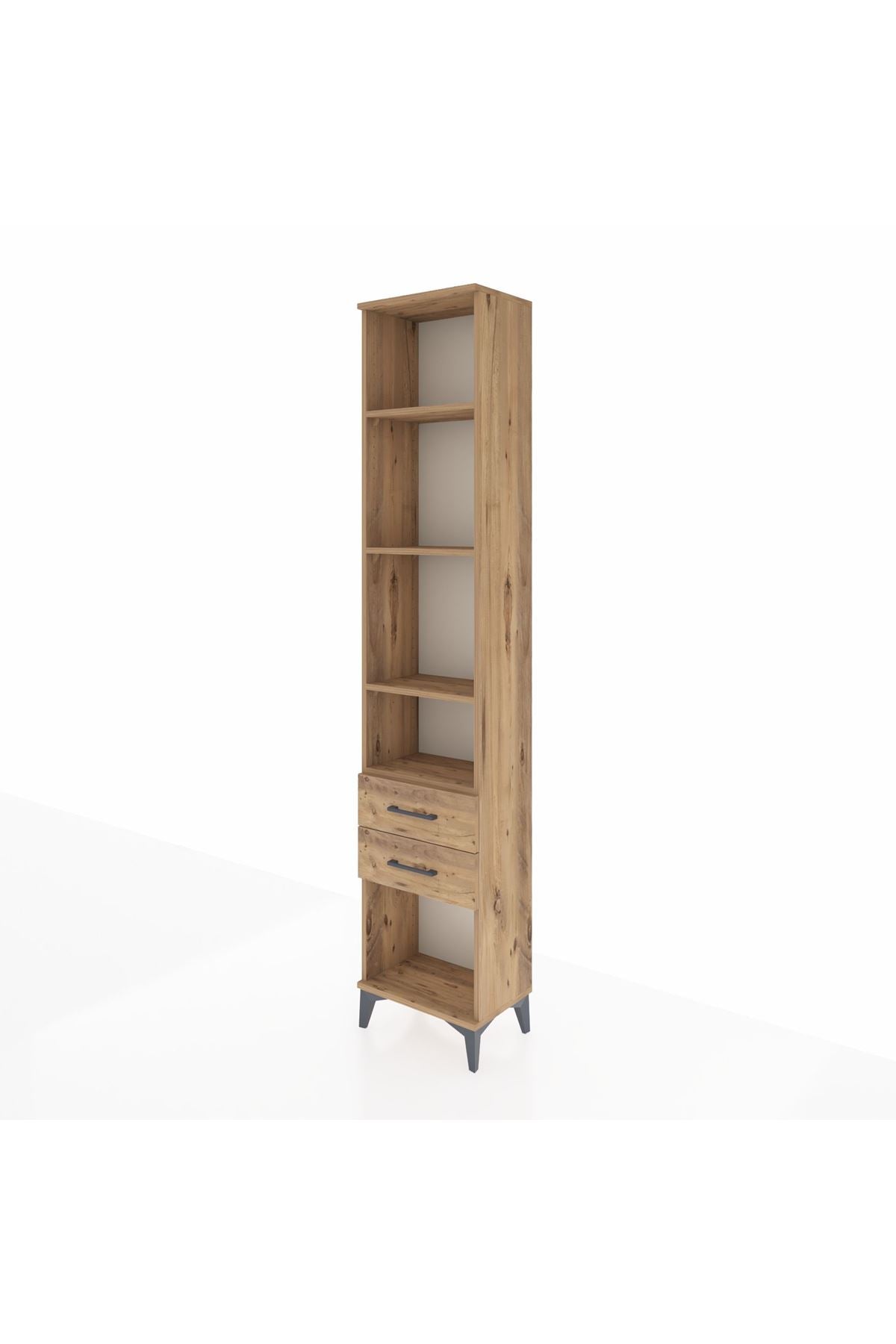Arges Dolap 4 Raflı 2 Çekmeceli 44x30x221 - S28M042V9A