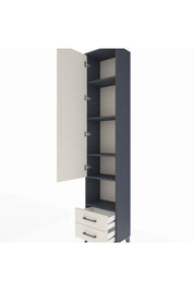 Arges Dolap 5 Raflı 2 Çekmeceli Tek Kapaklı 44x30x221 - S28M044V4A
