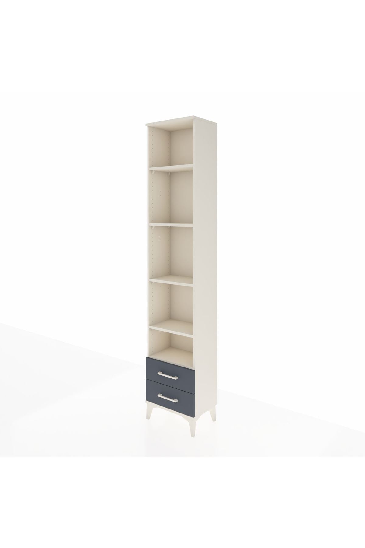 Arges Dolap 5 Raflı 2 Çekmeceli 44x30x221 - S28M045V2A