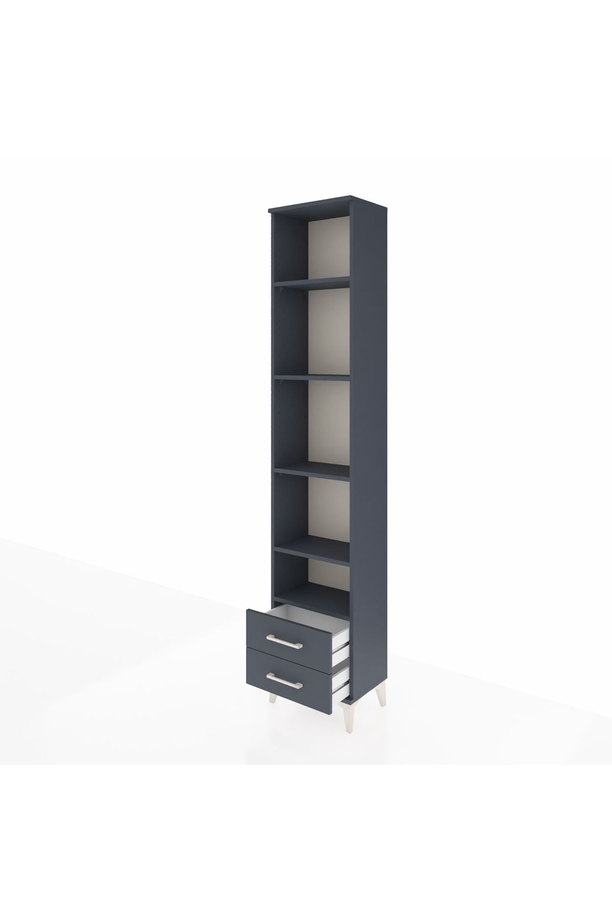 Arges Dolap 5 Raflı 2 Çekmeceli 44x30x221 - S28M045V5A