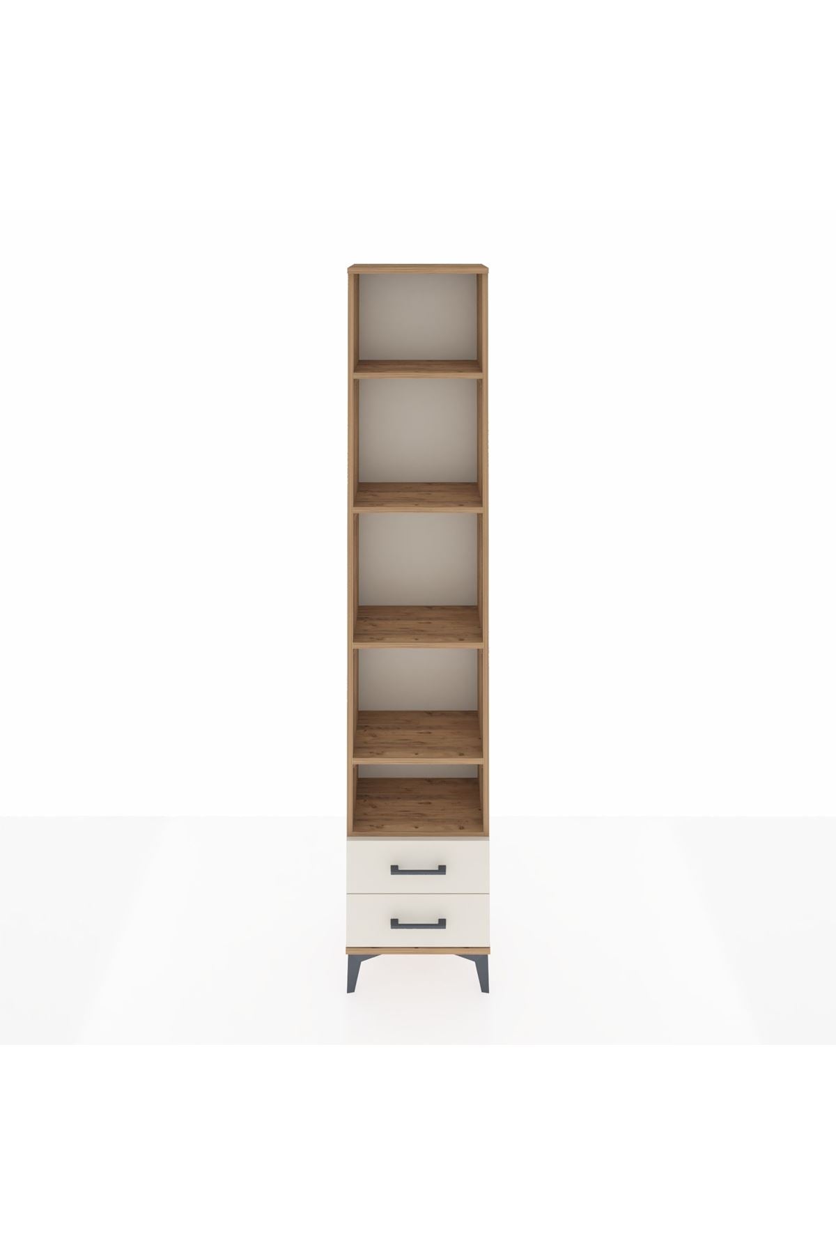 Arges Dolap 5 Raflı 2 Çekmeceli 44x30x221 - S28M045V7A