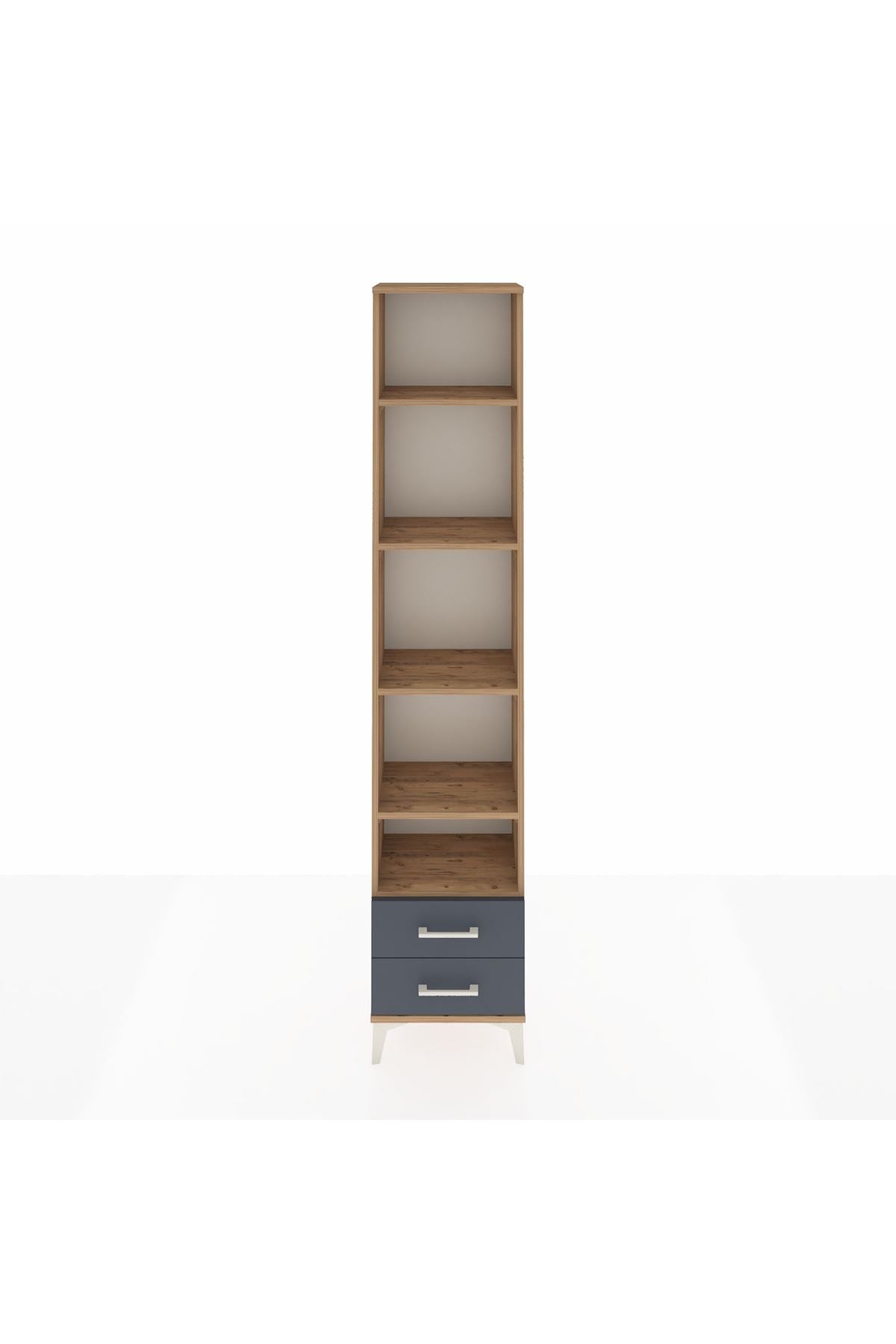 Arges Dolap 5 Raflı 2 Çekmeceli 44x30x221 - S28M045V8A