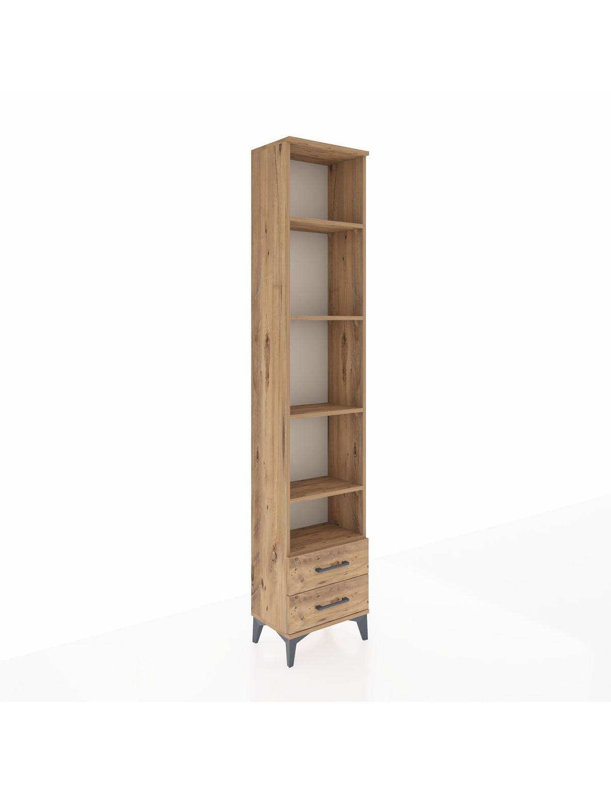 Arges Dolap 5 Raflı 2 Çekmeceli 44x30x221 - S28M045V9A