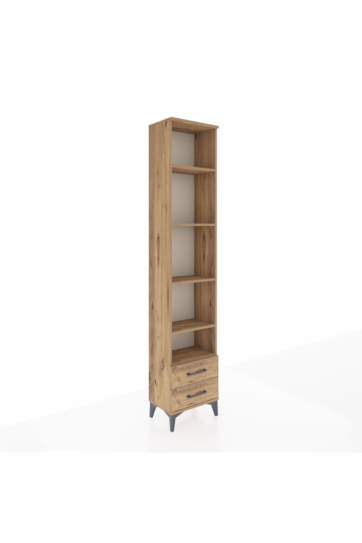 Arges Dolap 5 Raflı 2 Çekmeceli 44x30x221 - S28M045V9A