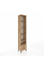 Arges Dolap 5 Raflı 2 Çekmeceli 44x30x221 - S28M045V9A