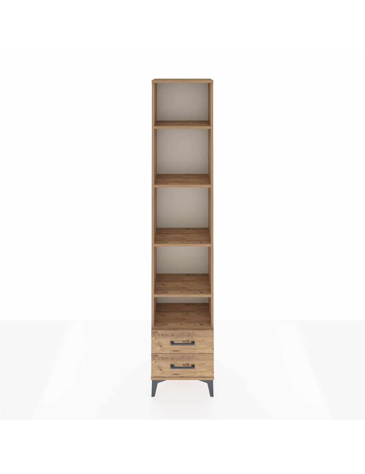 Arges Dolap 5 Raflı 2 Çekmeceli 44x30x221 - S28M045V9A