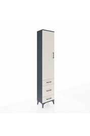 Arges Dolap 2 Raflı 3 Çekmeceli Tek Askılı 44x30x221 - S28M046V4A