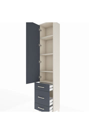 Arges Dolap 4 Raflı 3 Çekmeceli Tek Kapaklı 44x30x221 - S28M047V2A