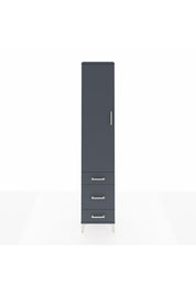 Arges Dolap 4 Raflı 3 Çekmeceli Tek Kapaklı 44x30x221 - S28M047V5A