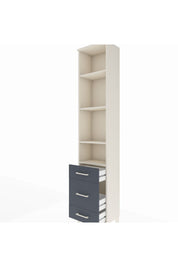 Arges Dolap 4 Raflı 3 Çekmeceli 44x30x221 - S28M048V2A