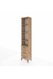 Arges Dolap 4 Raflı 3 Çekmeceli 44x30x221 - S28M048V9A