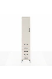 Arges Dolap 2 Raflı 5 Çekmeceli Tek Askılı 44x30x221 - S28M049V1A