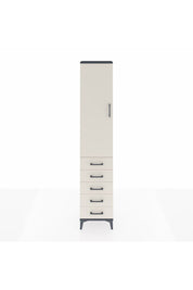 Arges Dolap 2 Raflı 5 Çekmeceli Tek Askılı 44x30x221 - S28M049V4A