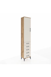 Arges Dolap 2 Raflı 5 Çekmeceli Tek Askılı 44x30x221 - S28M049V7A