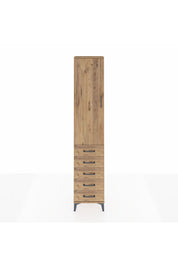 Arges Dolap 2 Raflı 5 Çekmeceli Tek Askılı 44x30x221 - S28M049V9A