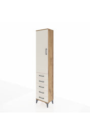 Arges Dolap 3 Raflı 5 Çekmeceli Tek Kapaklı 44x30x221 - S28M050V7A