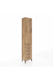 Arges Dolap 3 Raflı 5 Çekmeceli Tek Kapaklı 44x30x221 - S28M050V9A