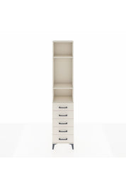 Arges Dolap 3 Raflı 5 Çekmeceli 44x30x221 - S28M051V1A