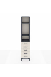 Arges Dolap 3 Raflı 5 Çekmeceli 44x30x221 - S28M051V4A