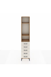 Arges Dolap 3 Raflı 5 Çekmeceli 44x30x221 - S28M051V7A