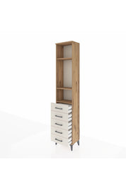 Arges Dolap 3 Raflı 5 Çekmeceli 44x30x221 - S28M051V7A