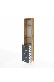 Arges Dolap 3 Raflı 5 Çekmeceli 44x30x221 - S28M051V8A