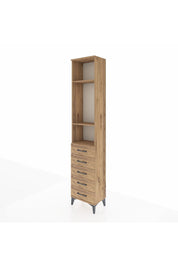 Arges Dolap 3 Raflı 5 Çekmeceli 44x30x221 - S28M051V9A
