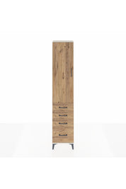 Arges Dolap 2 Raflı 4 Çekmeceli Tek Askılı 44x30x221 - S28M052V3A