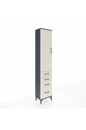 Arges Dolap 2 Raflı 4 Çekmeceli Tek Askılı 44x30x221 - S28M052V4A
