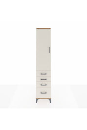 Arges Dolap 2 Raflı 4 Çekmeceli Tek Askılı 44x30x221 - S28M052V7A