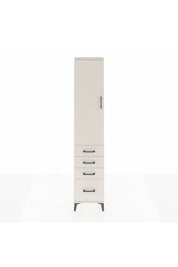 Arges Dolap 3 Raflı 4 Çekmeceli Tek Kapaklı 44x30x221 - S28M053V1A