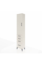 Arges Dolap 3 Raflı 4 Çekmeceli Tek Kapaklı 44x30x221 - S28M053V1A
