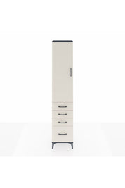 Arges Dolap 3 Raflı 4 Çekmeceli Tek Kapaklı 44x30x221 - S28M053V4A