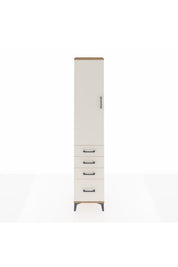 Arges Dolap 3 Raflı 4 Çekmeceli Tek Kapaklı 44x30x221 - S28M053V7A