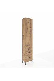 Arges Dolap 3 Raflı 4 Çekmeceli Tek Kapaklı 44x30x221 - S28M053V9A