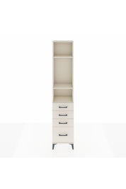 Arges Dolap 3 Raflı 4 Çekmeceli 44x30x221 - S28M054V1A