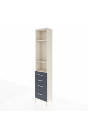 Arges Dolap 3 Raflı 4 Çekmeceli 44x30x221 - S28M054V2A