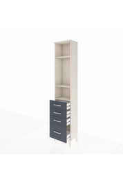Arges Dolap 3 Raflı 4 Çekmeceli 44x30x221 - S28M054V2A