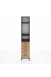 Arges Dolap 3 Raflı 4 Çekmeceli 44x30x221 - S28M054V6A