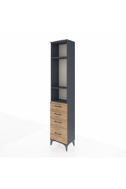 Arges Dolap 3 Raflı 4 Çekmeceli 44x30x221 - S28M054V6A