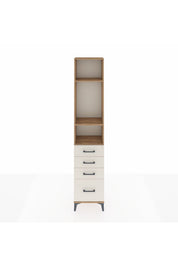 Arges Dolap 3 Raflı 4 Çekmeceli 44x30x221 - S28M054V7A