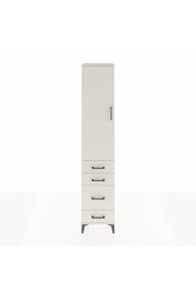 Arges Dolap 2 Raflı 4 Çekmeceli Tek Askılı 44x30x221 - S28M055V1A