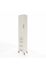 Arges Dolap 2 Raflı 4 Çekmeceli Tek Askılı 44x30x221 - S28M055V1A