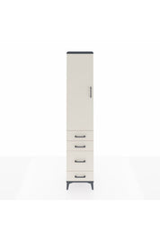 Arges Dolap 2 Raflı 4 Çekmeceli Tek Askılı 44x30x221 - S28M055V4A