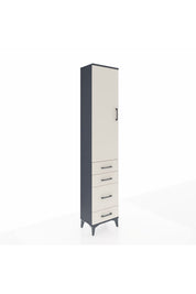 Arges Dolap 2 Raflı 4 Çekmeceli Tek Askılı 44x30x221 - S28M055V4A