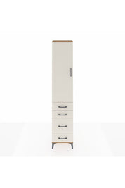 Arges Dolap 2 Raflı 4 Çekmeceli Tek Askılı 44x30x221 - S28M055V7A