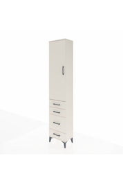 Arges Dolap 3 Raflı 4 Çekmeceli Tek Kapaklı 44x30x221 - S28M056V1A