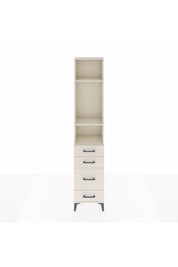 Arges Dolap 3 Raflı 4 Çekmeceli 44x30x221 - S28M057V1A