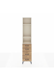 Arges Dolap 3 Raflı 4 Çekmeceli 44x30x221 - S28M057V3A