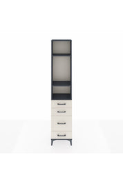 Arges Dolap 3 Raflı 4 Çekmeceli 44x30x221 - S28M057V4A